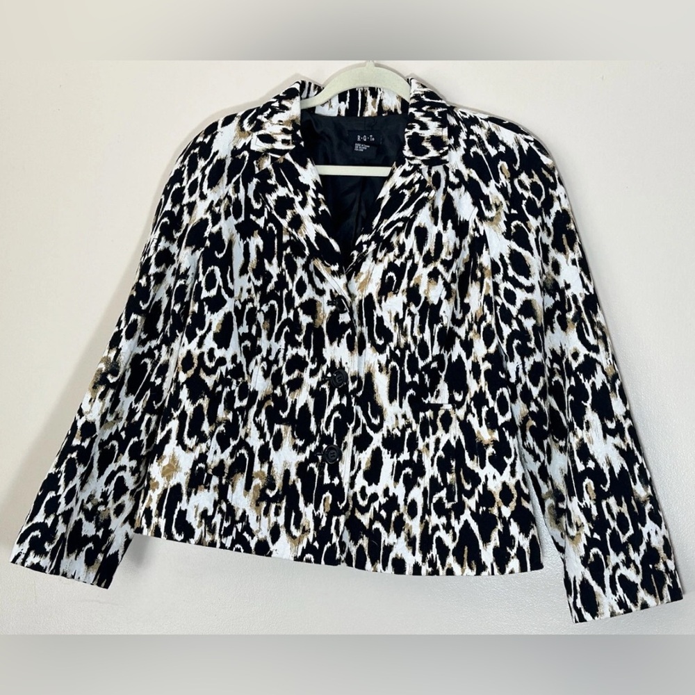 Womens L Blazer Jacket Business Casual  Button Close Long Sleeve